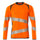Mascot Accelerate Safe Modern Fit Sweatshirt #colour_hi-vis-orange-dark-petroleum