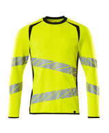 Mascot Accelerate Safe Modern Fit Sweatshirt #colour_hi-vis-yellow-black