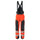 Mascot Accelerate Safe Winter Trousers with Kneepad Pockets #colour_hi-vis-red-dark-navy