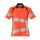 Mascot Accelerate Safe Ladies Fit Polo Shirt #colour_hi-vis-red-dark-navy