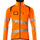 Mascot Accelerate Safe Microfleece jacket with Zip #colour_hi-vis-orange-dark-navy
