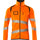 Mascot Accelerate Safe Microfleece jacket with Zip #colour_hi-vis-orange-dark-anthracite