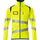 Mascot Accelerate Safe Microfleece jacket with Zip #colour_hi-vis-yellow-dark-petroleum