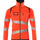 Mascot Accelerate Safe Microfleece jacket with Zip #colour_hi-vis-red-dark-navy
