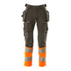 Mascot Accelerate Safe Trousers with Holster Pockets - Dark Anthracite/Hi-Vis Orange #colour_dark-anthracite-hi-vis-orange