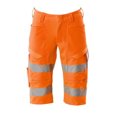 Mascot Accelerate Safe Ultimate Stretch Shorts #colour_hi-vis-orange