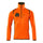 Mascot Accelerate Safe Microfleece Jacket with Half Zip #colour_hi-vis-orange-moss-green