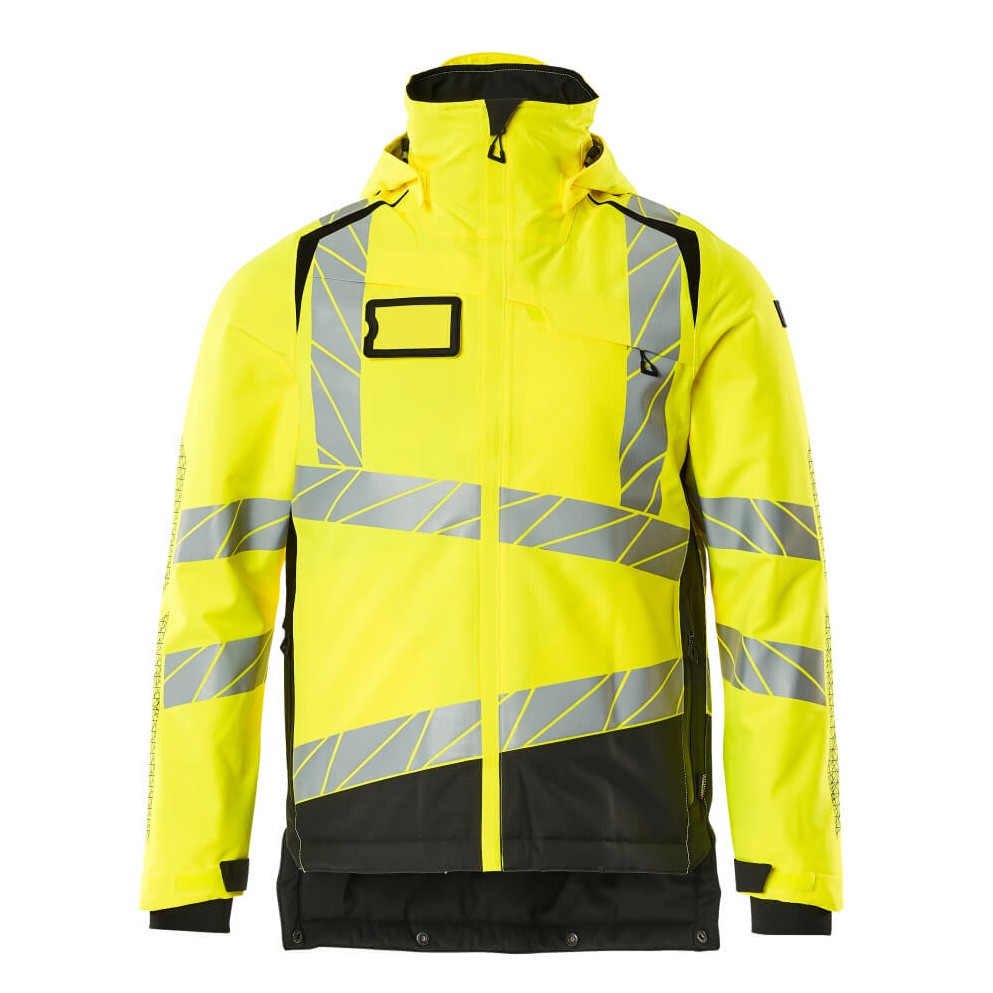 Mascot Accelerate Safe Winter Jacket with CLIMascot #colour_hi-vis-yellow-black