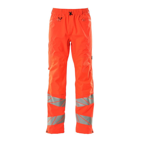Mascot Accelerate Safe Over Trousers with Lightweight Lining #colour_hi-vis-red