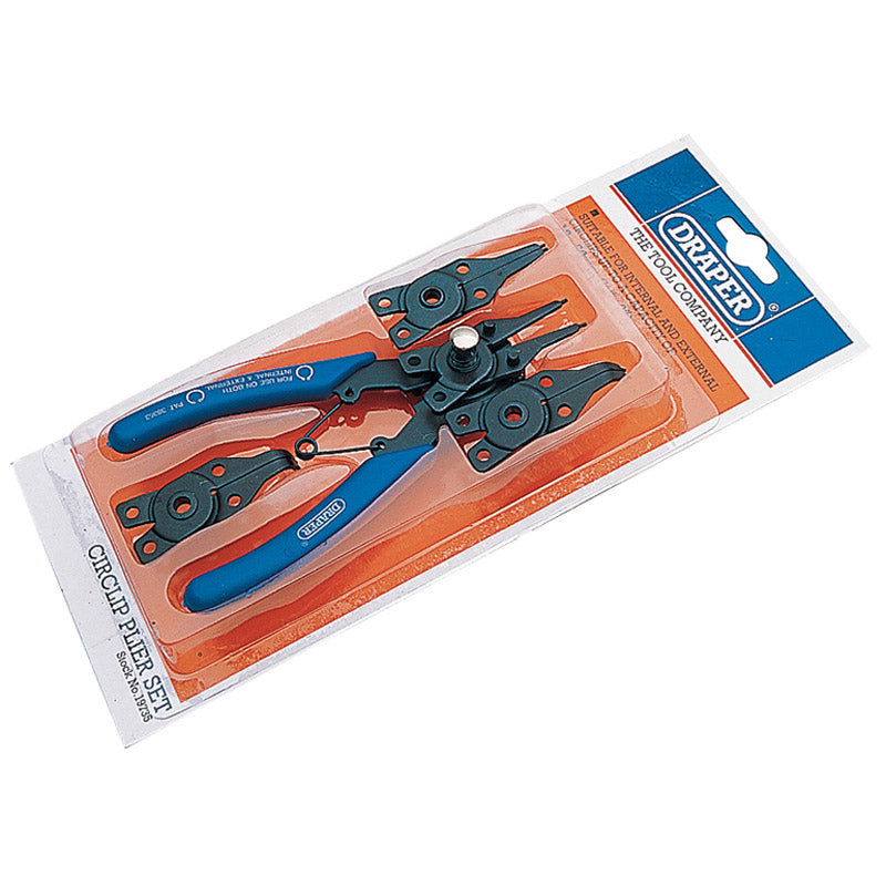 Draper 165mm Circlip Pliers Set (5 Piece)