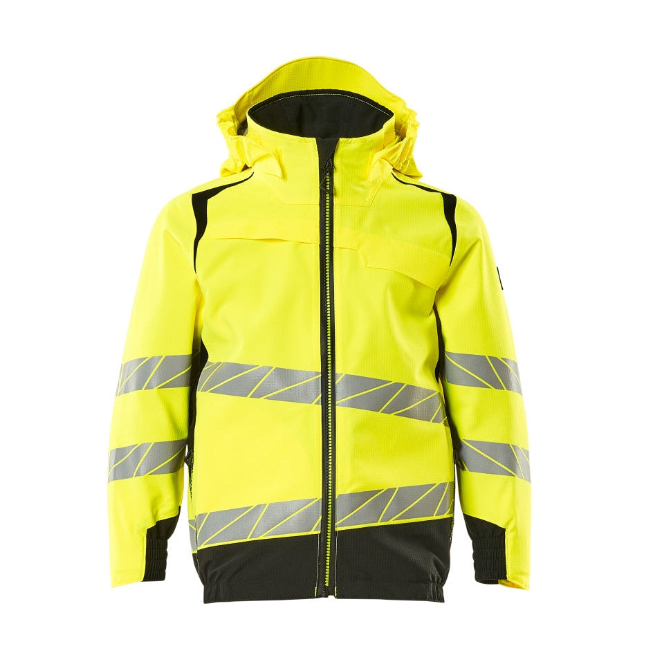 Mascot Accelerate Safe Lightweight Outer Shell Jacket #colour_hi-vis-yellow-black