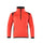 Mascot Accelerate Safe Junior Fleece Jumper with Zipper #colour_hi-vis-red-dark-navy