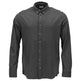 Mascot Frontline Modern Fit Stretch Shirt #colour_dark-anthracite-light-grey-glecked
