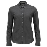 Mascot Frontline Classic Ladies Fit Stretch Shirt #colour_dark-anthracite-light-grey-flecked