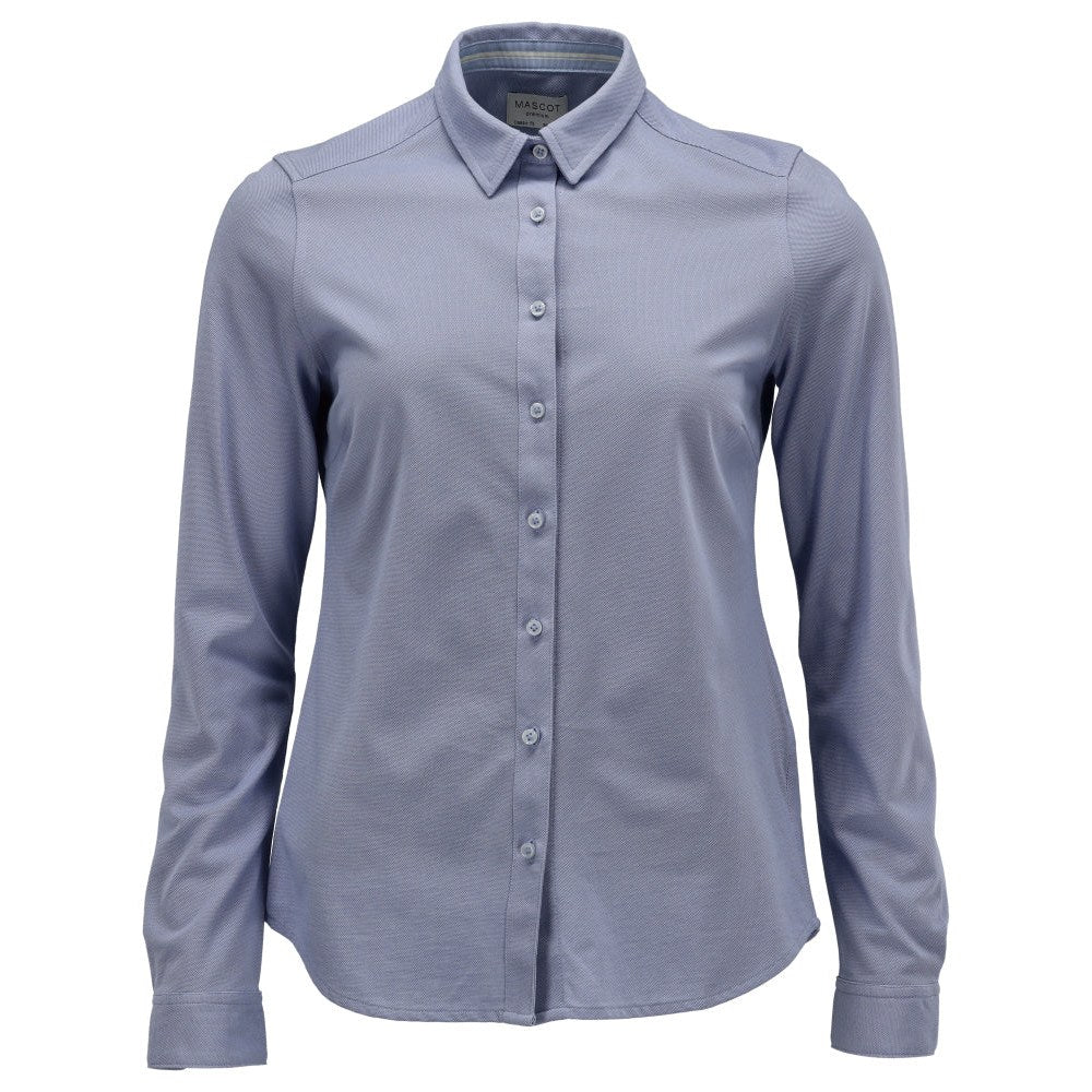 Mascot Frontline Classic Ladies Fit Stretch Shirt #colour_light-blue