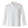 Mascot Food & Care Smock #colour_white-traffic-red