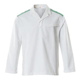 Mascot Food & Care Smock #colour_white-grass-green