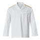 Mascot Food & Care Smock #colour_white-curry-gold