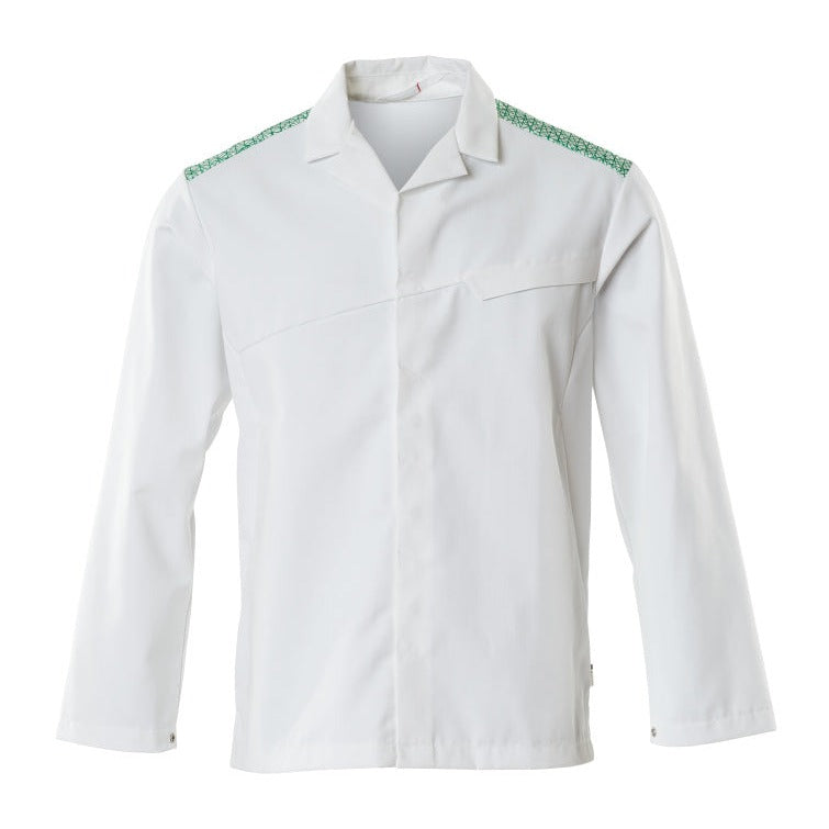 Mascot Food & Care Jacket #colour_white-grass-green