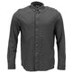 Mascot Frontline Slim Fit Stretch Shirt #colour_dark-anthracite-light-grey-flecked