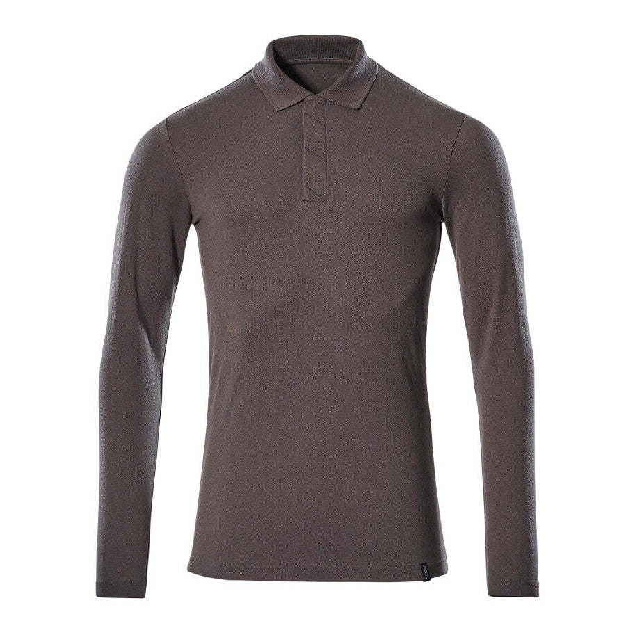 Mascot Crossover Long-Sleeved Polo Shirt with ProWash Technology #colour_dark-anthracite