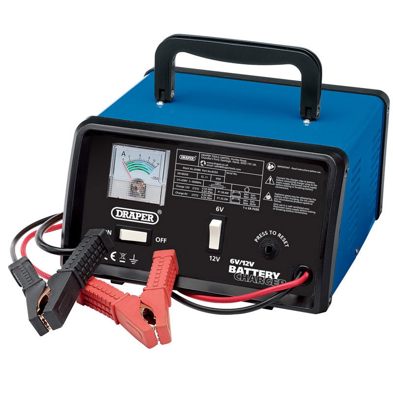 Draper 6/12V 4.2A Battery Charger