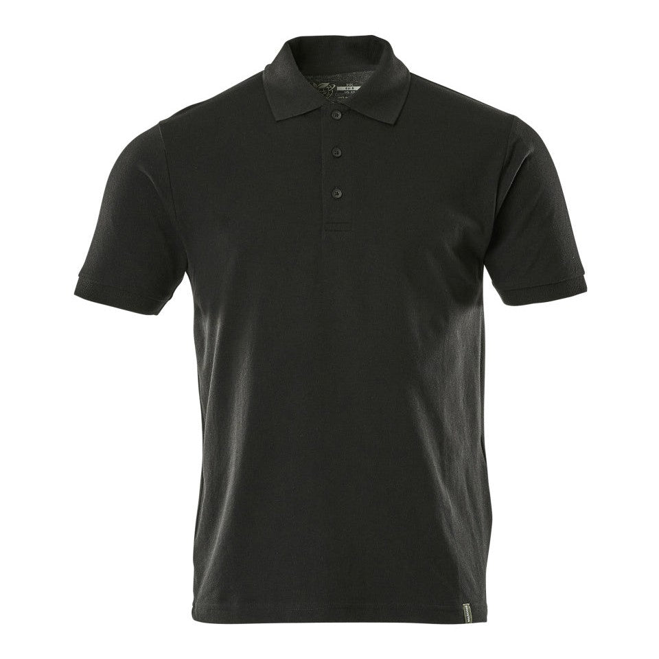 Mascot Crossover Modern Fit Polo Shirt #colour_deep-black
