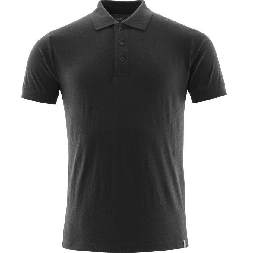 Mascot Crossover Modern Fit Polo Shirt #colour_deep-black