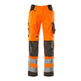 Mascot Safe Supreme Trousers with Kneepad Pockets #colour_hi-vis-orange-dark-anthracite