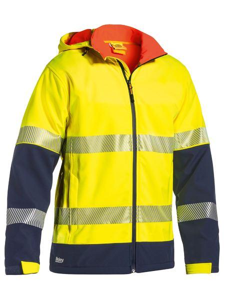 Bisley 3M Taped Hi-Vis Ripstop Bonded Fleece Jacket