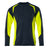 Mascot Accelerate Safe Modern Fit Sweatshirt #colour_dark-navy-hi-vis-yellow