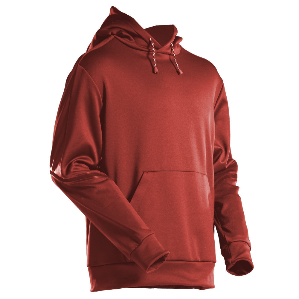 Mascot Customized Fleece Hoodie #colour_autumn-red