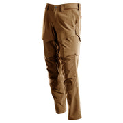 Mascot Customized Stretch Trousers with Kneepad Pockets - Nut Brown #colour_nut-brown
