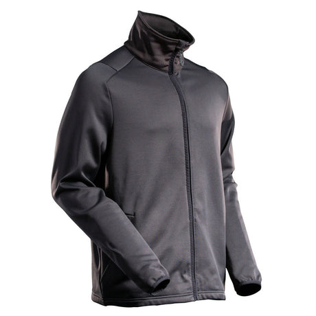 Mascot Customized Microfleece with Zipper #colour_black