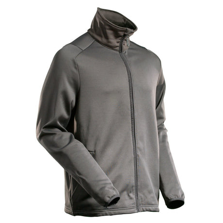 Mascot Customized Microfleece with Zipper #colour_stone-grey
