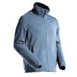 Mascot Customized Microfleece with Zipper #colour_stone-blue