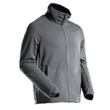 Mascot Customized Microfleece with Zipper #colour_stone-grey