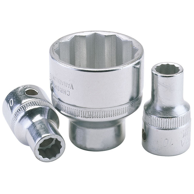 Draper 30mm 1/2" Sq. Dr. Elora Bi-Hexagon Socket