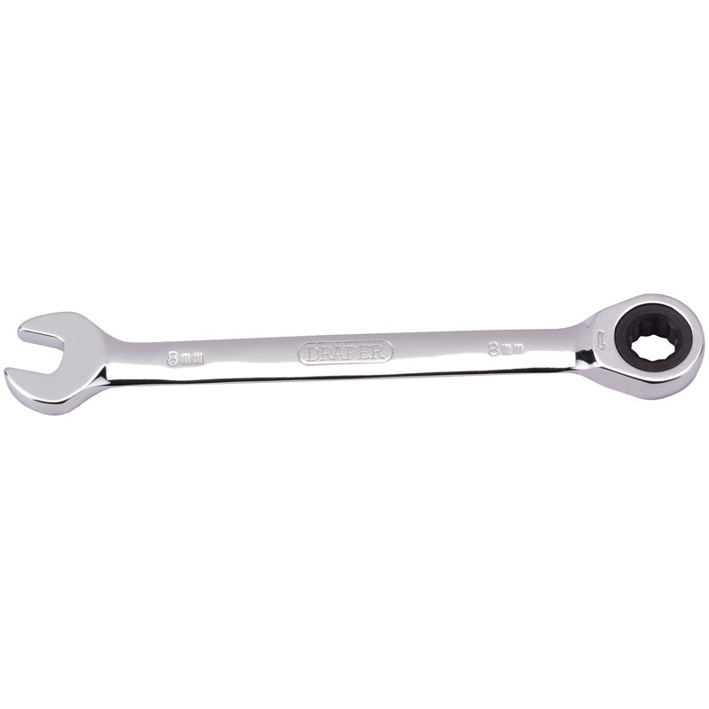 Draper 8mm Metric Ratcheting Combination Spanner