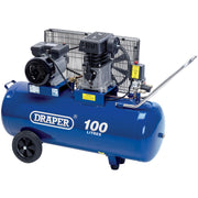 Draper 100L Belt-Driven Air Compressor (2.2kW)