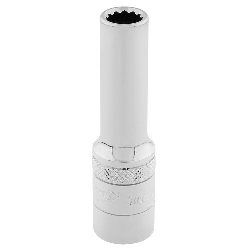 Draper 3/8" Square Drive Hi-Torq® 12 Point Deep Socket (8mm)