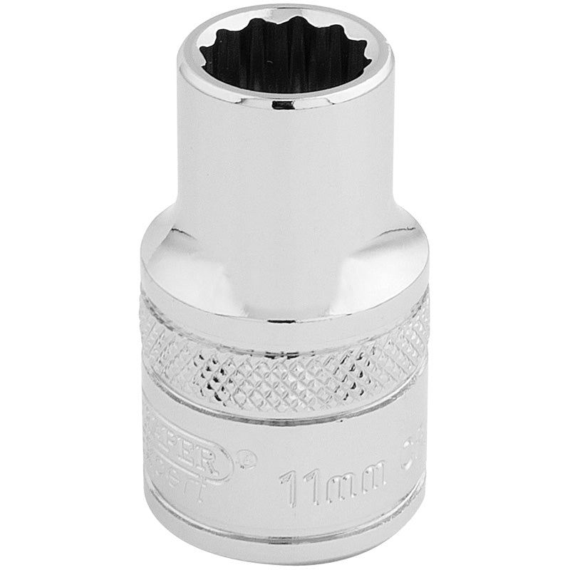 Draper 1/2" Square Drive HI-TORQ® 12 Point Socket (11mm)