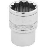 Draper 1/2" Square Drive HI-TORQ® 12 Point Socket (21mm)