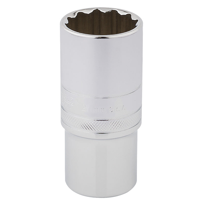 Draper 1/2" Square Drive HI-TORQ® 12 Point Deep Socket (27mm)