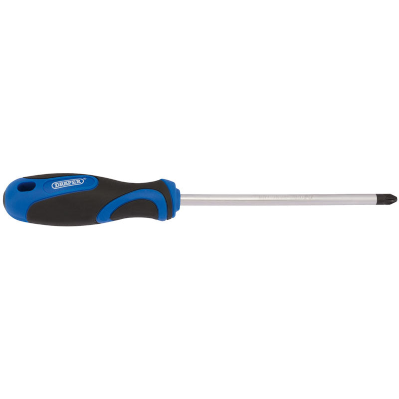 Draper No.3 x 150mm PZ Type Screwdriver with Soft Grip Handles