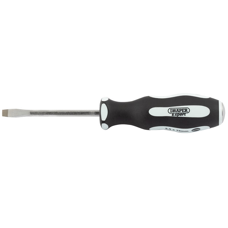 Draper 'Pound Thru' Plain Slot 10 x 250mm Soft Grip Screwdrivers