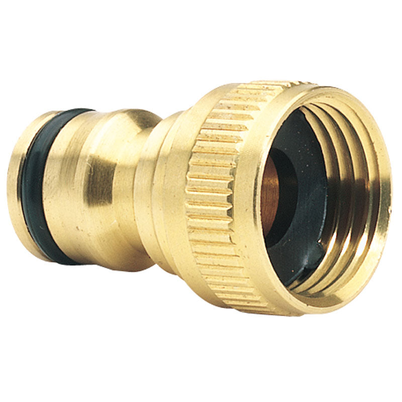 Draper Brass Garden Hose Tap Connector (1/2")