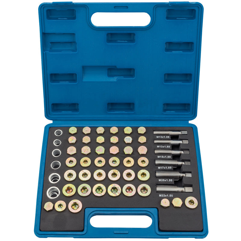 Draper Oil Sump Plug Repair Kit (120 piece)