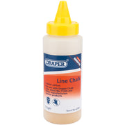 Draper 115G Plastic Bottle of Yellow Chalk for Chalk Line