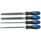 Draper 200mm Soft Grip Engineers File Set (4 Piece)